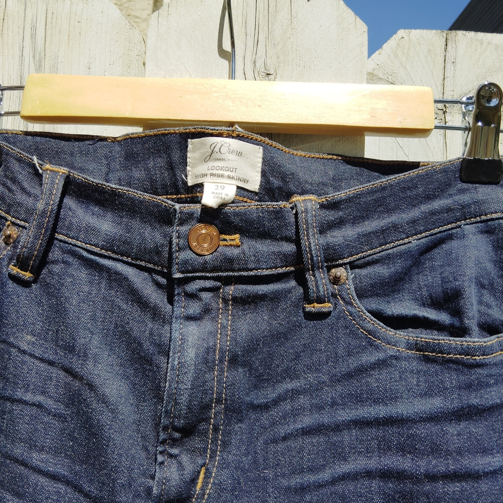 J. Crew Women's Dark Blue Skinny Jeans